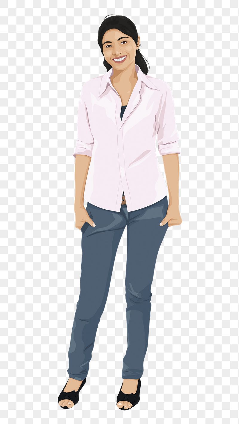 Indian woman png sticker, standing | Free PNG - rawpixel