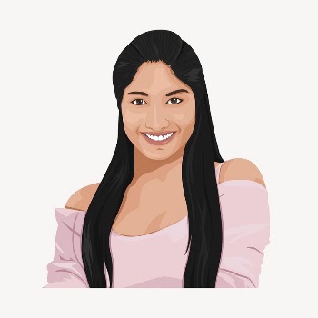 Indian woman portrait, character sticker | Free PSD - rawpixel