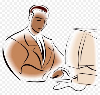 Indianapolis A New Online Registry That Aims To Protect - Man With A Computer Clip Art