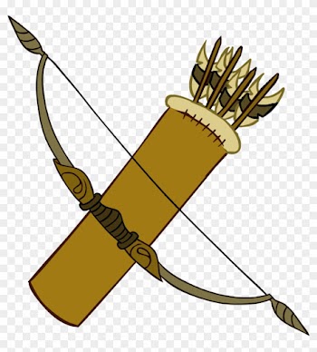 Indians Clipart Bow And Arrow - Bow And Arrows Clipart