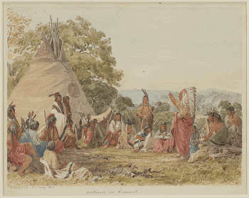 Indians in Council. Original from the Minneapolis | Free Photo - rawpixel