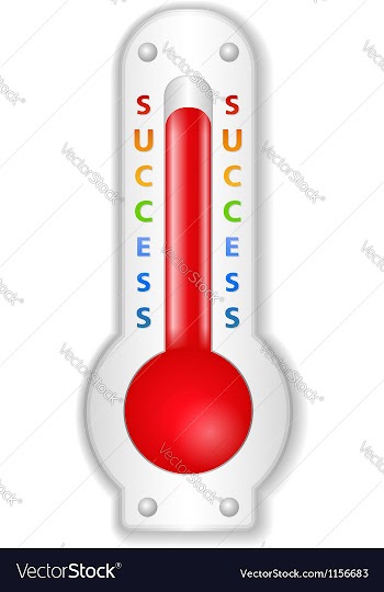  					Indicator of Success vector image														
