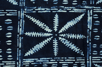 indigo block-resist patterning on sheeting | Free Photo - rawpixel