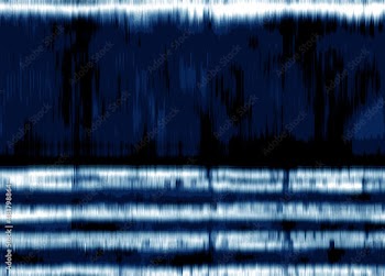 Indigo Blue Shibori Tie dye fabric texture pattern. White and Blue colors