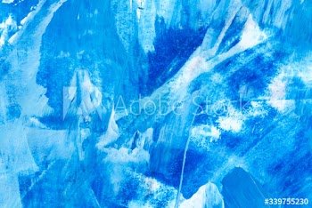 Indigo paint on white