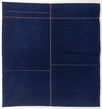 indigo, tubular construction with silk | Free Photo - rawpixel