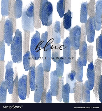 indigo ultra marine color watercolor and gouache