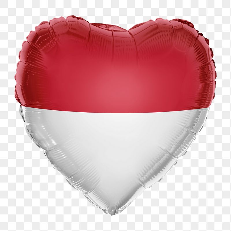 Indonesia flag png balloon on transparent | Free PNG - rawpixel