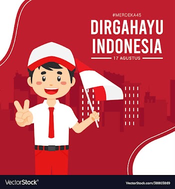 indonesia independence day banner template