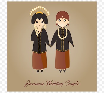 Indonesia Javanese people Illustration - Indonesian Traditional Wedding 