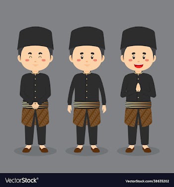 indonesian character with various expression