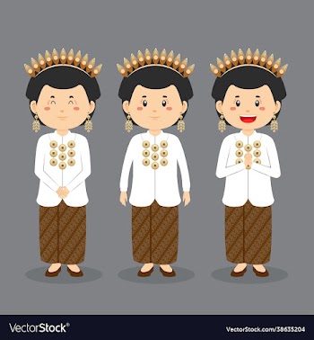 indonesian character with various expression