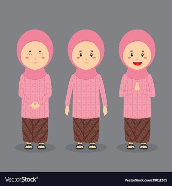 indonesian character with various expression