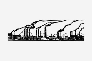 Industrial area hand drawn illustration. | Free Photo - rawpixel