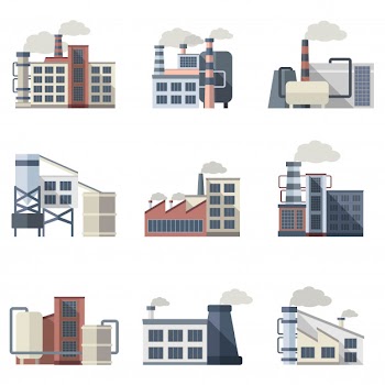 Industrial building set