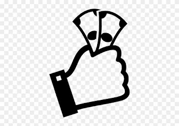Inexpensive - Hand Holding Money Icon