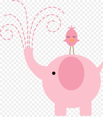 Infant Baby shower Seeing pink elephants Elephantidae Clip art - baby elephant 
