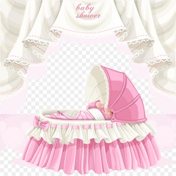 Infant bed Clip art - Cartoon Baby supplies vector material 