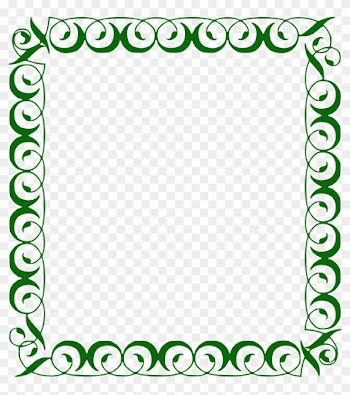 Infant Boy Clip Art - Green Borders And Frames