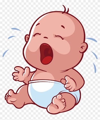 Infant Cartoon Crying - Crying Baby Clipart