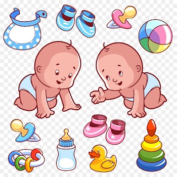 Infant Cartoon Illustration - baby 