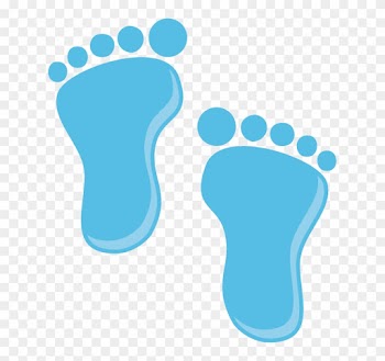 Infant Scalable Vector Graphics Footprint Clip Art - Baby Feet Clip Art