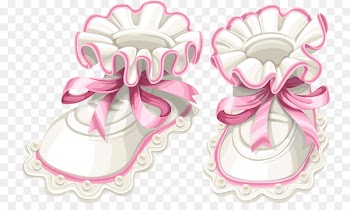 Infant Stock photography Royalty-free Clip art - Pink baby shoes 