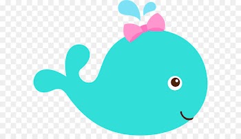 Infant Whale Clip art - cute whale 
