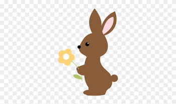 Infantiles - Brown Rabbit Baby Clipart