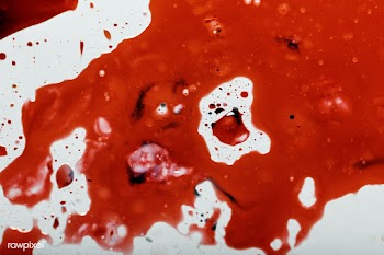 Infectious coronavirus blood splatter  | Free  photo - 2288360