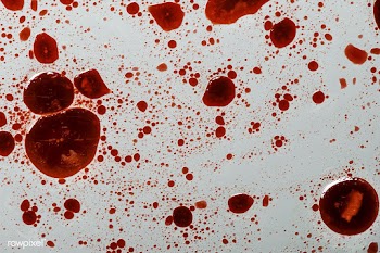Infectious coronavirus blood splatter  | Free  photo - 2288369