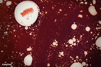 Infectious coronavirus blood splatter  | Free  photo - 2288387