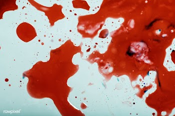 Infectious coronavirus blood splatter  | Free  photo - 2288394
