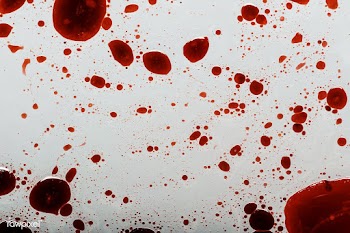 Infectious coronavirus blood splatter  | Free  photo - 2288415