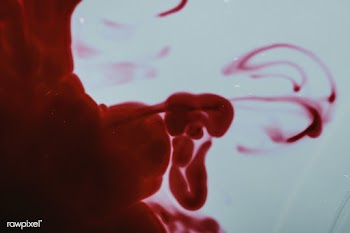 Infectious coronavirus blood stain  | Free  photo - 2288404