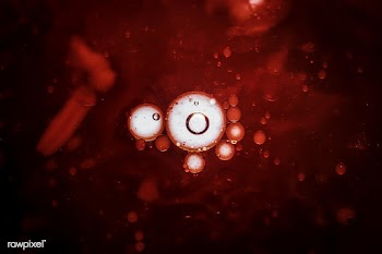 Infectious coronavirus blood stain  | Free  photo - 2288418