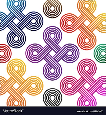Infinite attern vector image