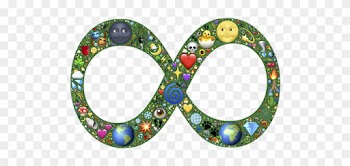 Infinity Emoji Creation Full Nature Symbol - Circle