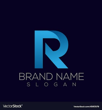 infinity letter r logo template