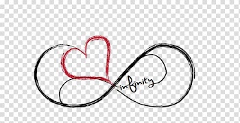 Infinity symbol Heart Eternity, symbol transparent background PNG clipart