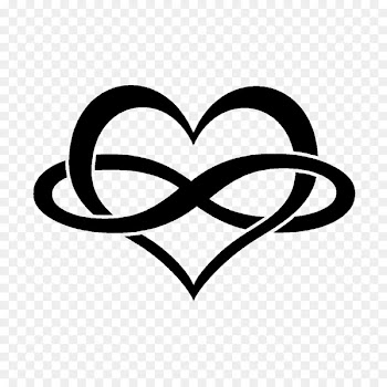 Infinity symbol Heart Tattoo - persevere 