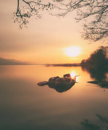 Inflatable Boat in Water