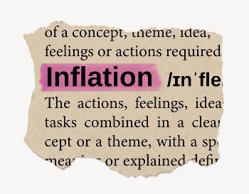Inflation ripped dictionary, editable word | Free PSD - rawpixel