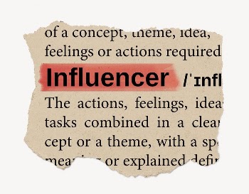 Influencer ripped dictionary, editable word | Free PSD - rawpixel