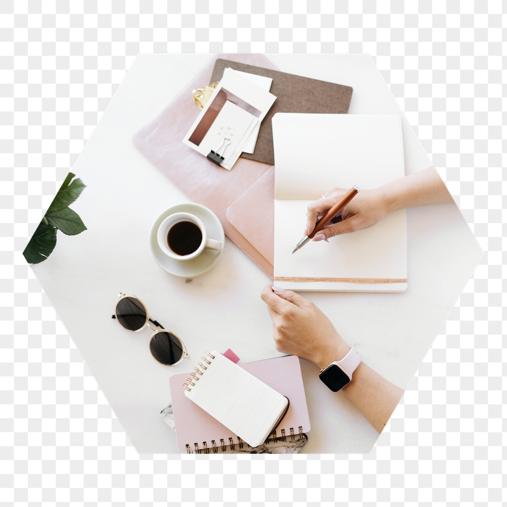 Influencer working png badge sticker, | Free PNG - rawpixel