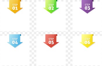Infographic Arrow Template Icon - PPT element 