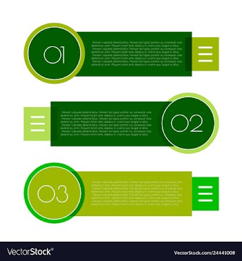Infographic arrows with 3 step up options and vector image