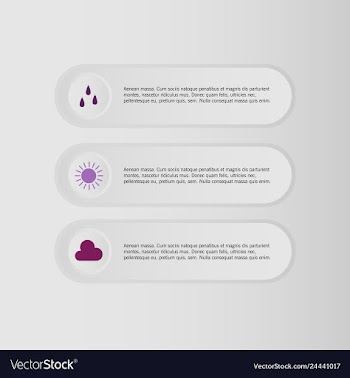 Infographic arrows with 3 step up options and vector image