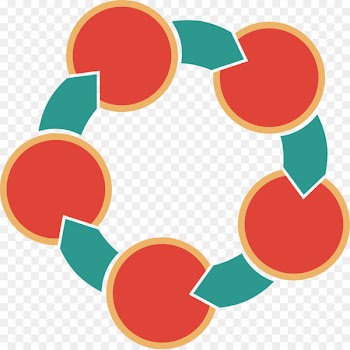 Infographic Business process Information Clip art - Vector creative design arrow circle connection diagram 