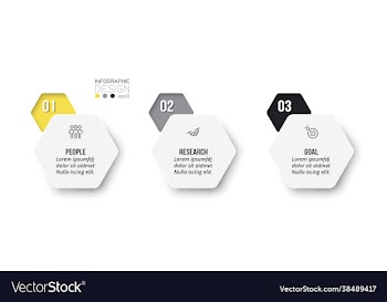 infographic business template with step or option